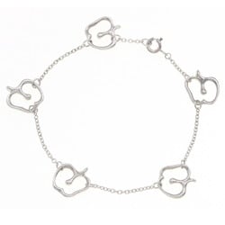 Tiffany bracelet Elsa Peretti apple motif SV sterling silver 925 bangle ladies TIFFANY & CO.