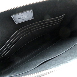 Berluti Women's and Men's Clutch Bag PVC Black/Blue