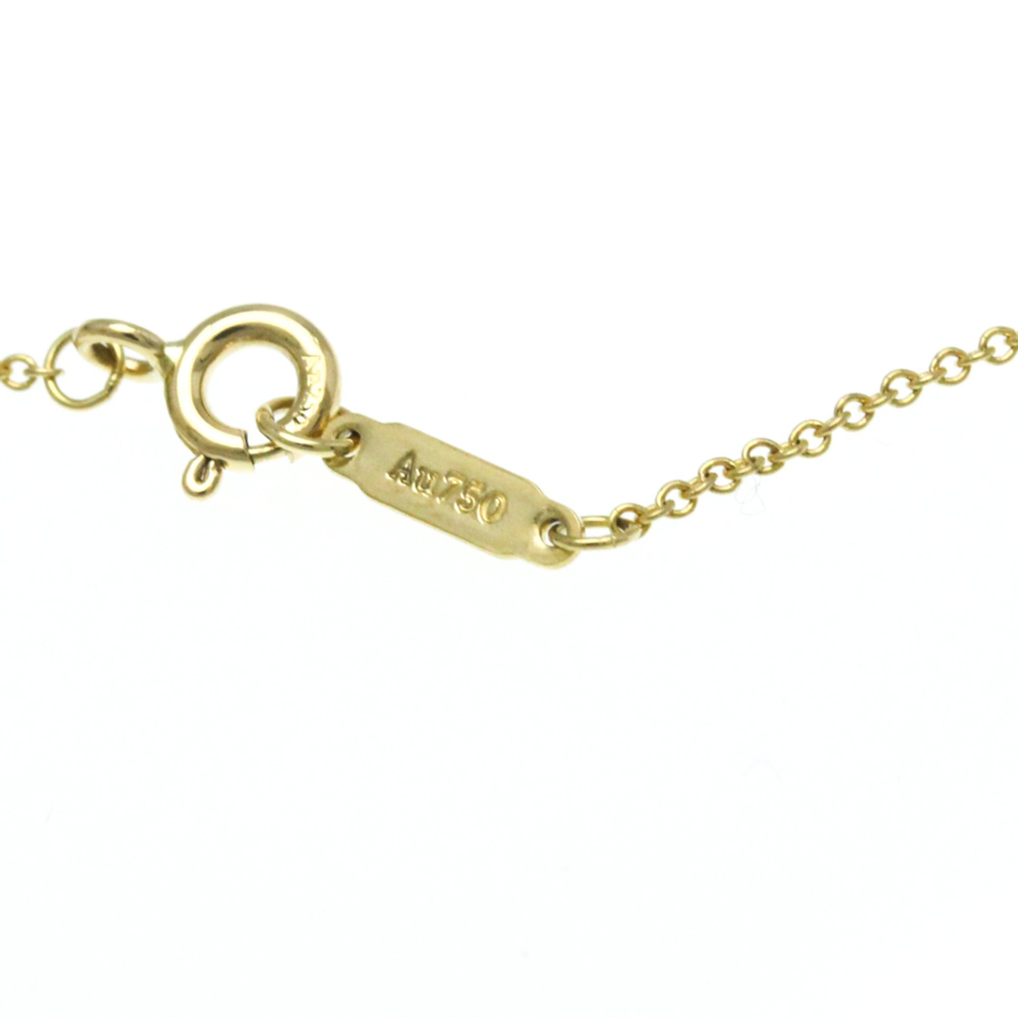 Tiffany Modern Key Necklace Yellow Gold (18K) Diamond Men,Women Fashion Pendant Necklace (Gold)
