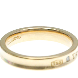 Tiffany 1837 2P Diamond Narrow Ring Pink Gold (18K) Fashion Diamond Band Ring Pink Gold