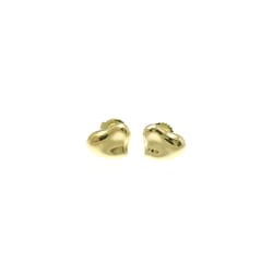 Tiffany Full Heart Earrings No Stone Yellow Gold (18K) Stud Earrings Gold