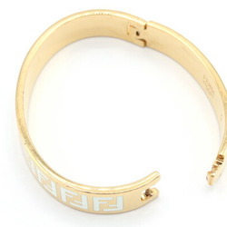 Fendi Bracelet 8AG808 Gold White Metal Zucca Pattern FF Women's FENDI