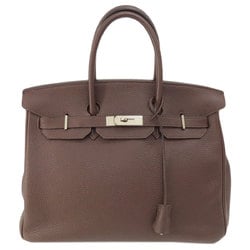 Hermes Birkin 35 Dark Brown Handbag Togo Women's HERMES