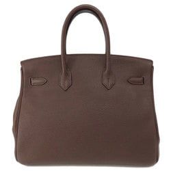 Hermes Birkin 35 Dark Brown Handbag Togo Women's HERMES