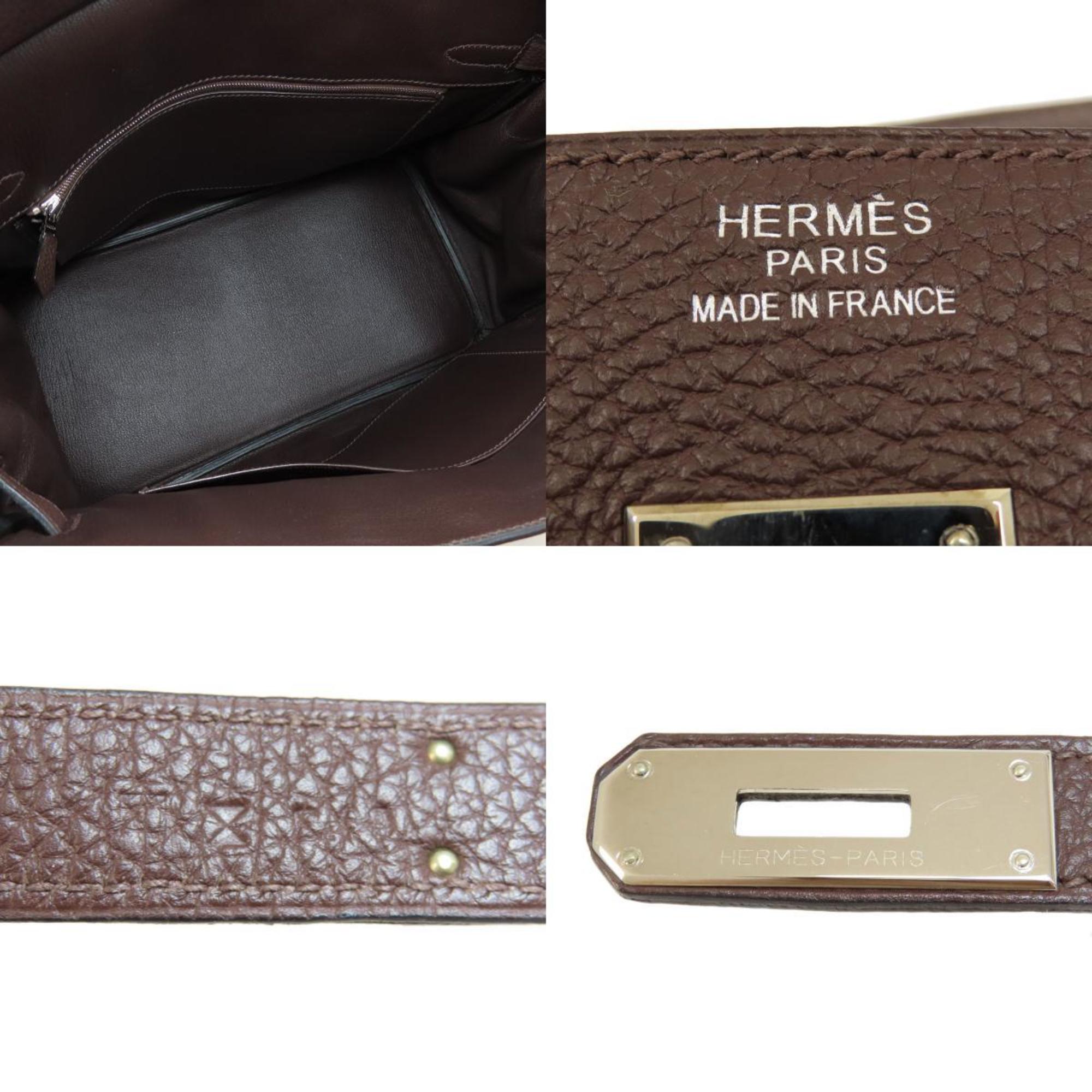 Hermes Birkin 35 Dark Brown Handbag Togo Women's HERMES