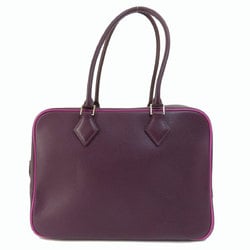 Hermes Plume 28 Purple Handbag Epson Women's HERMES