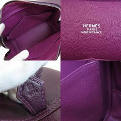 Hermes Plume 28 Purple Handbag Epson Women's HERMES