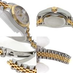 Rolex 179173G Datejust 10P Diamond Watch Stainless Steel/SSxK18YG Ladies ROLEX
