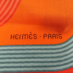 Hermes 24th Street Circuit Chaine d'Ancre Scarf Muffler Cashmere/Silk Women's HERMES