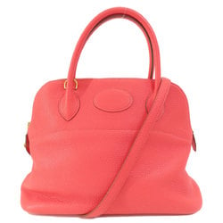 Hermes Bolide 31 Pink Handbag Taurillon Women's HERMES