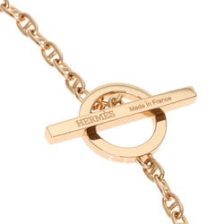 Hermes Chaine d'Ancre Verso SH size bracelet K18 pink gold ladies HERMES