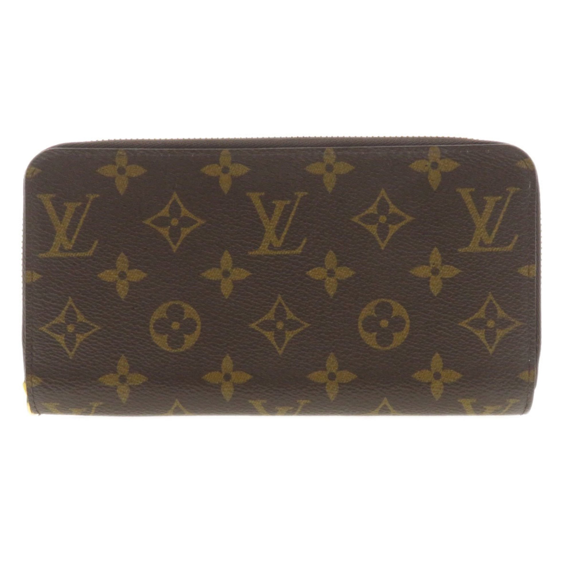 Louis Vuitton M41894 Zippy Wallet Monogram Rose Ballerine Long Canvas Women's LOUIS VUITTON