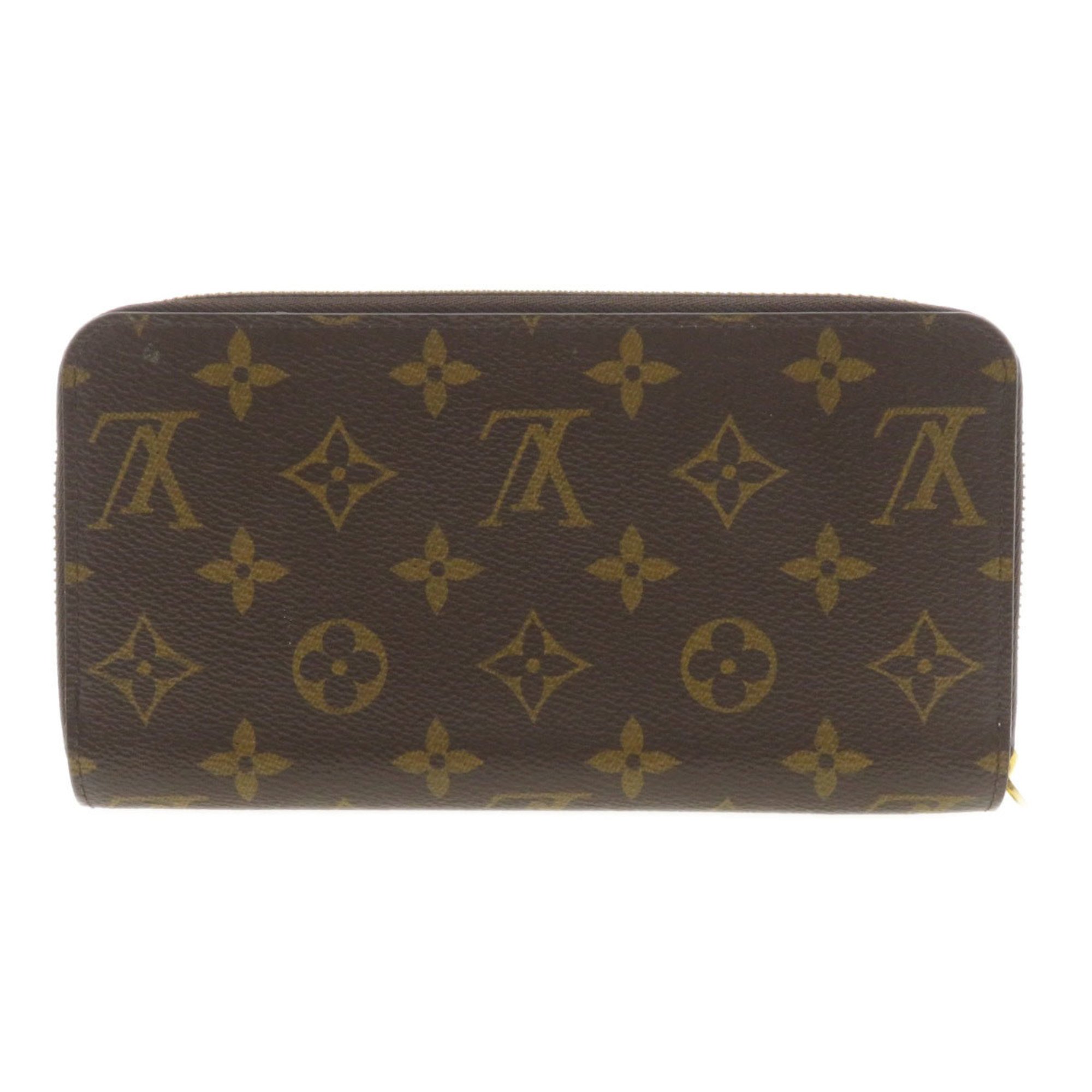 Louis Vuitton M41894 Zippy Wallet Monogram Rose Ballerine Long Canvas Women's LOUIS VUITTON