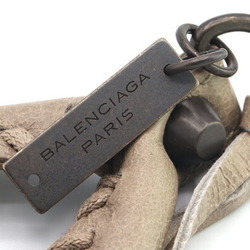 Balenciaga Mobile Phone Strap 197746 Greige Leather Bag Charm Smartphone IPHONE Women's BALENCIAGA