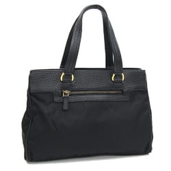 Prada Tote Bag BR2023 Black Nylon Leather Handbag Triangle Women's PRADA