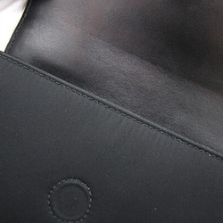 Prada Shoulder Bag 1BD259 Black Nylon Leather Margit Pochette Women's PRADA