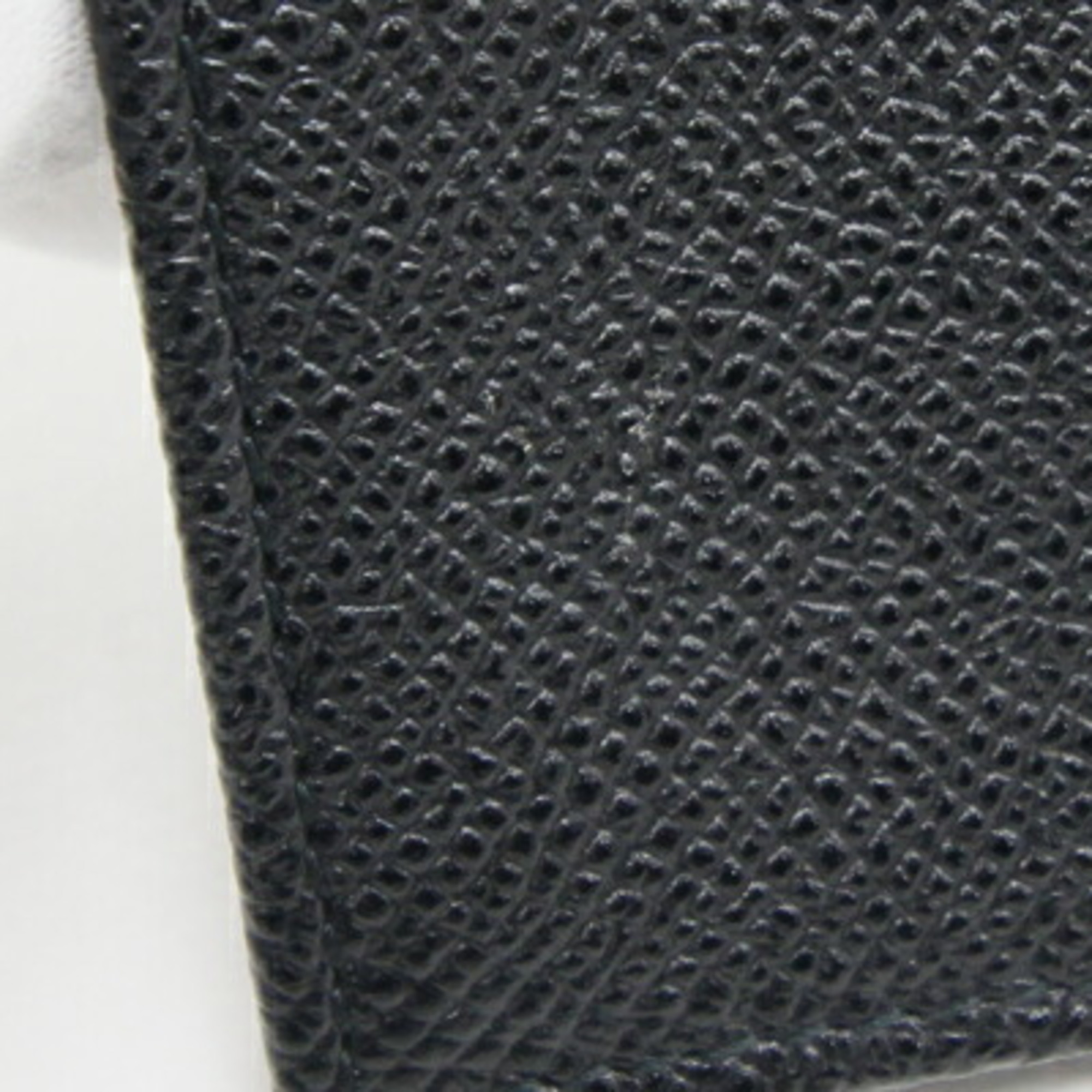 BVLGARI Bi-fold Long Wallet Classico 25752 Black Leather Men's