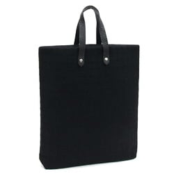 Hermes handbag Amedaba GM black canvas leather tote bag for women and men HERMES