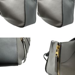 LOEWE Handbag Shoulder Bag Hammock Leather Gray x Light Women's z0384