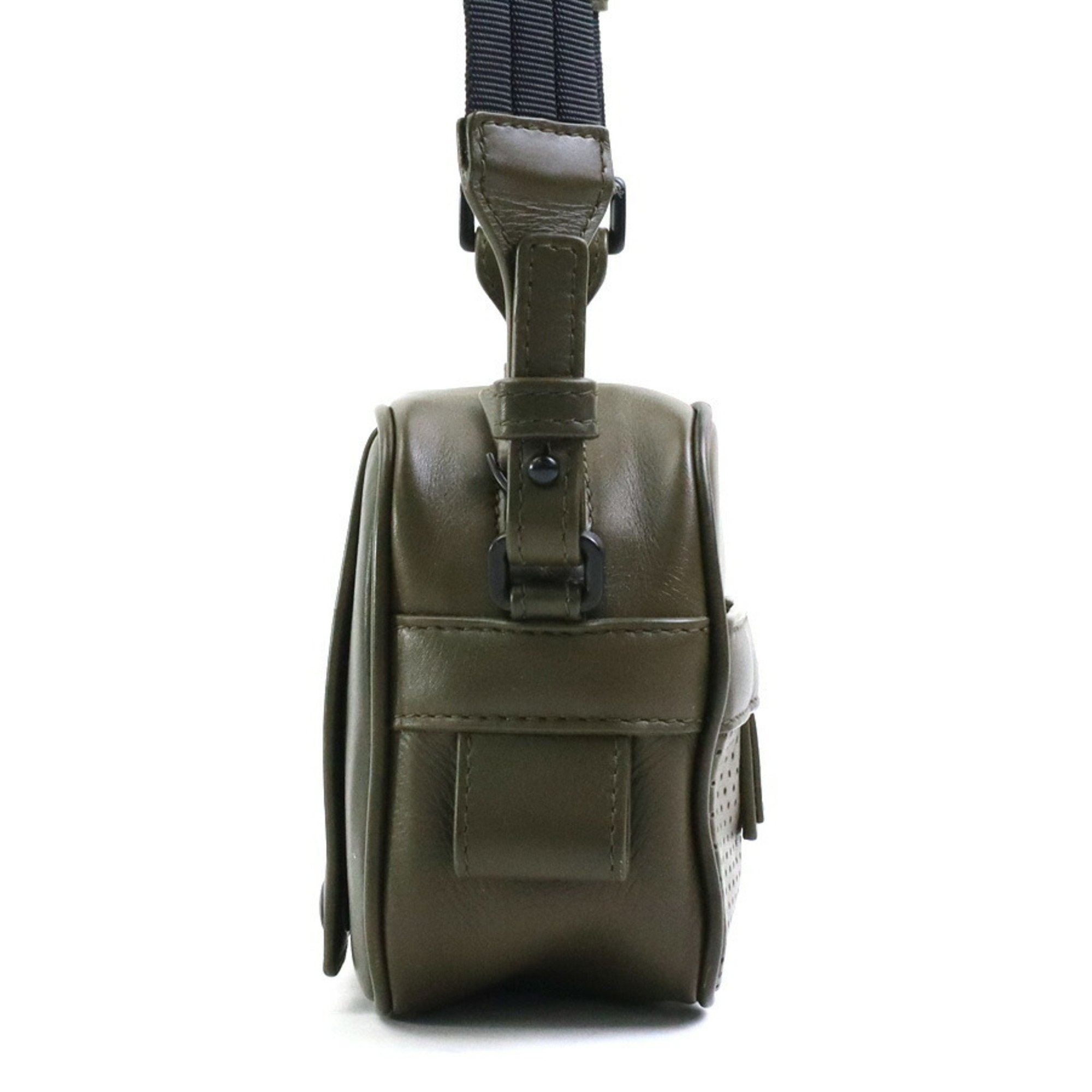 BOTTEGA VENETA Shoulder bag, body leather, khaki, unisex, r9971a