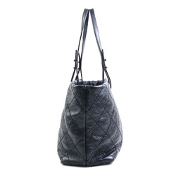 CHANEL Handbag Tote Bag Leather Black Women's 99884f