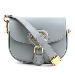 Christian Dior Shoulder Bag Bobby Small Leather Gray Gold Women's e58487f