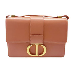 Christian Dior Shoulder Bag 30 Montaigne Leather Orange Brown Women's z0382