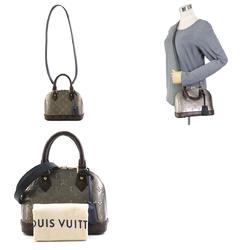 Louis Vuitton LOUIS VUITTON Handbag Shoulder Bag Monogram Vernis Alma BB Champagne Metalise Grey Women's M44862 99882g