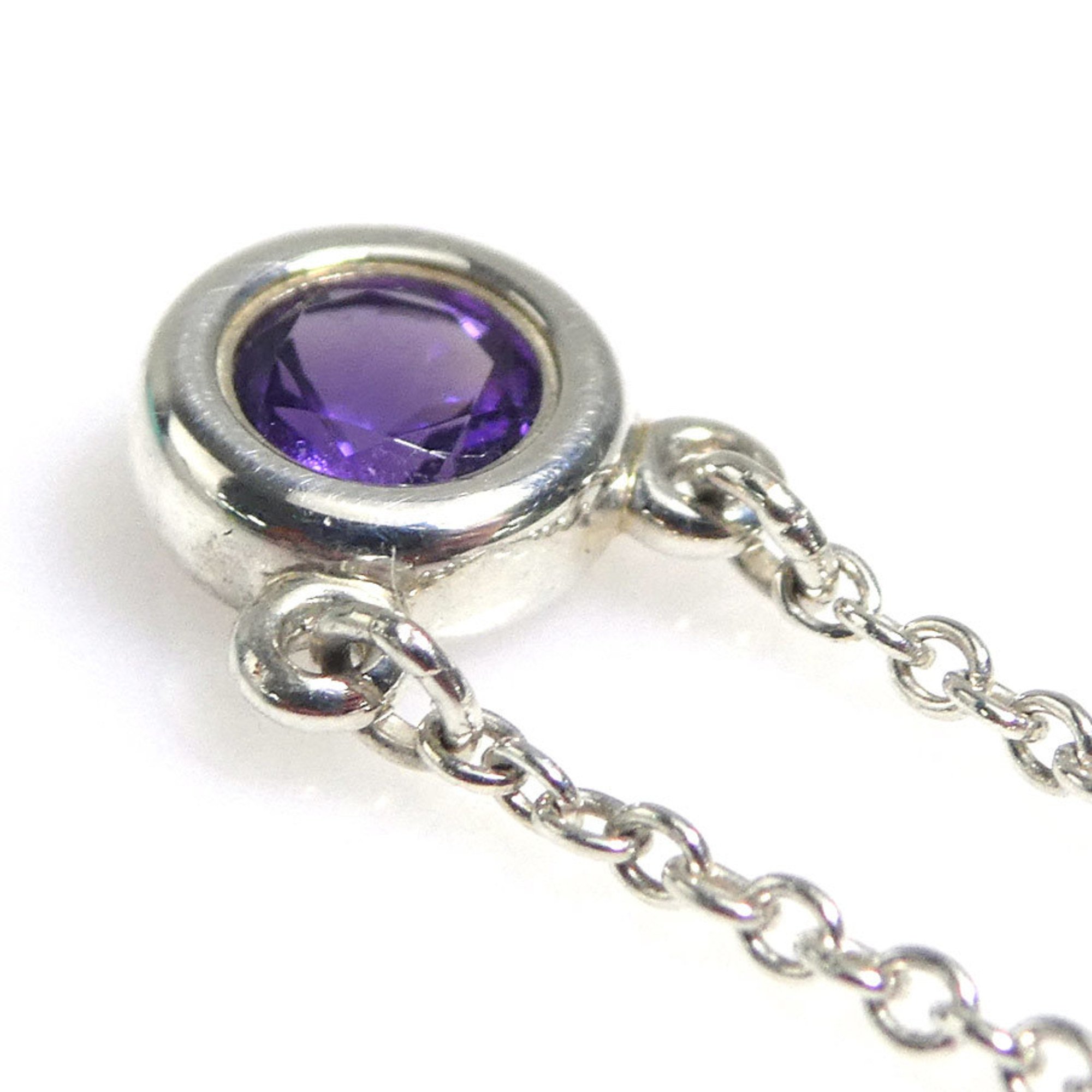 Tiffany & Co. Necklace by the Yard 1P Silver 925/Amethyst Women's r9984f