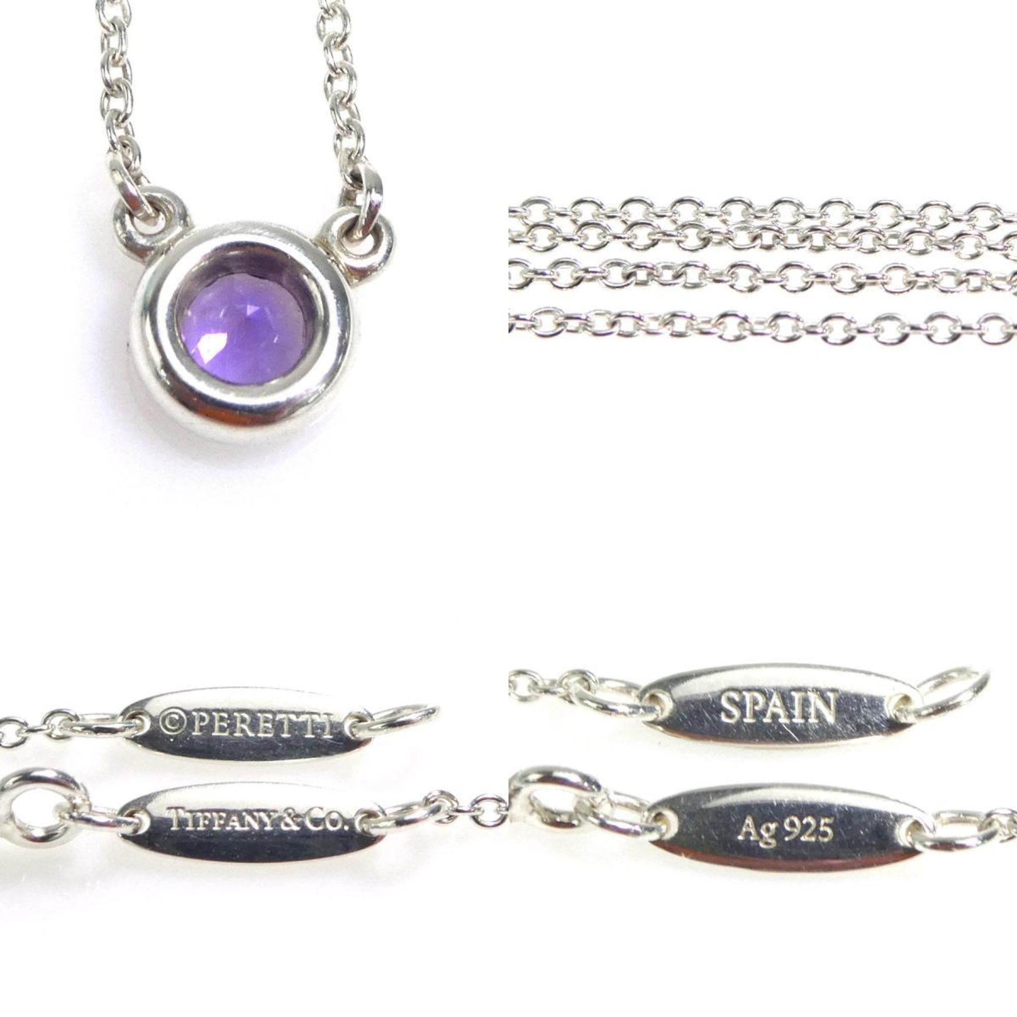Tiffany & Co. Necklace by the Yard 1P Silver 925/Amethyst Women's r9984f