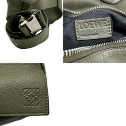 LOEWE Body Bag Waist Puzzle Bum Small Leather Khaki Men's z0418