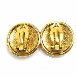 CHANEL Coco Mark Metal Earrings Gold/Silver Women's e58497a