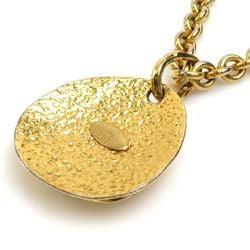 CHANEL Coco Mark Metal Gold Necklace for Women e58477g