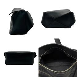 LOEWE Body Bag Waist Puzzle Small Bum Leather Black Men's z0378
