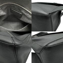 LOEWE Body Bag Waist Puzzle Small Bum Leather Black Men's z0378
