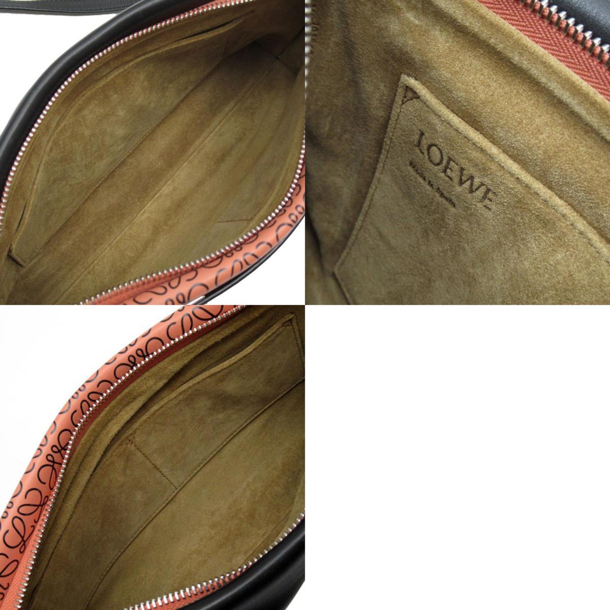 LOEWE Handbag Shoulder Bag Missy Small Leather Pink/Black Silver Women's w0122g