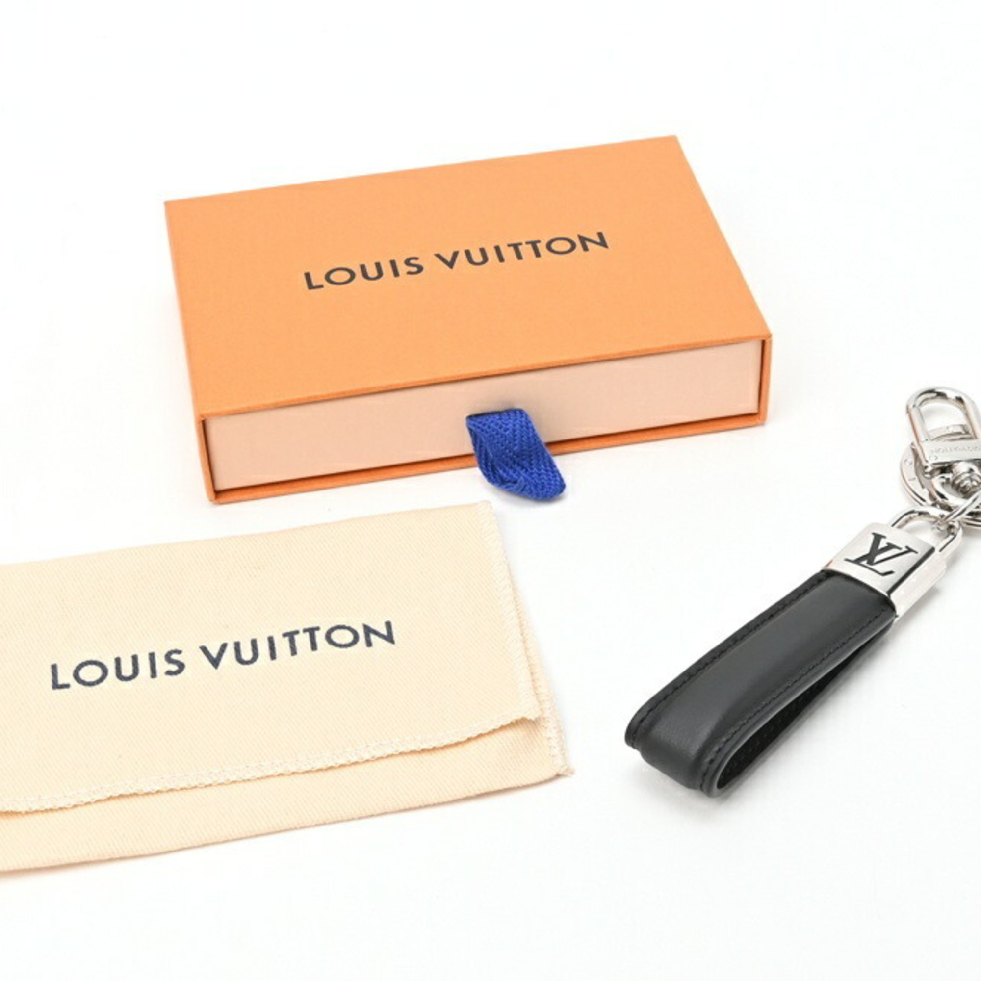 Louis Vuitton LOUIS VUITTON Keychain LV Padlock M00745 Silver/Noir (Black)