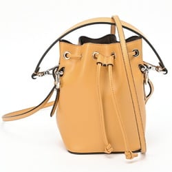 FENDI Mon Tresor Bag 8BS010 Leather Yellow (Yellow)