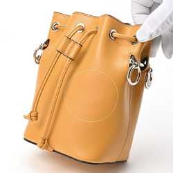 FENDI Mon Tresor Bag 8BS010 Leather Yellow (Yellow)