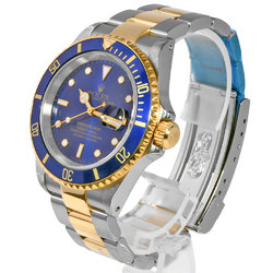 Rolex ROLEX 16613 Submariner Date Y serial number Manufactured in 2002 Automatic watch Blue dial YG x SS Men's ITC19VNBV41H