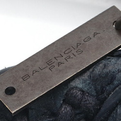 Balenciaga Mobile Phone Strap 197746 Navy Leather Bag Charm Smartphone IPHONE Women's BALENCIAGA