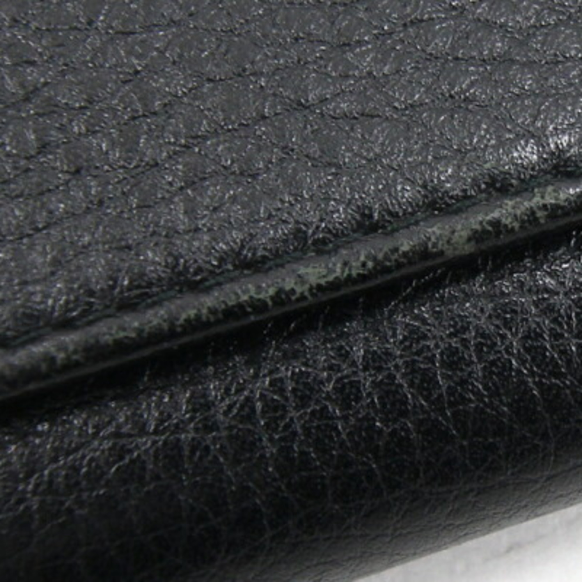 Prada Bi-fold Long Wallet 1MH132 Black Leather Women's Pass Case PRADA