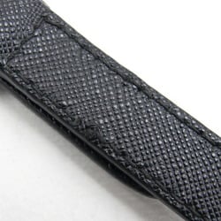 Prada Shoulder Bag Black Nylon Leather Handbag Women's PRADA