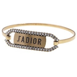 Christian Dior Dior Bangle Gold Metal Stone J'ADIOR Women's DIOR
