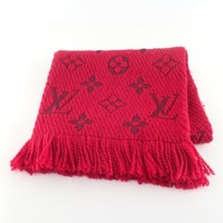 LOUIS VUITTON M72432 Echarpe Mania Wool Silk Scarf Red