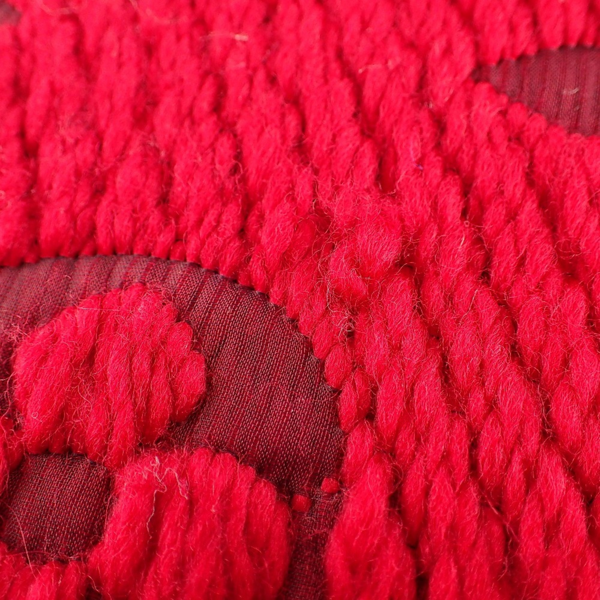 LOUIS VUITTON M72432 Echarpe Mania Wool Silk Scarf Red