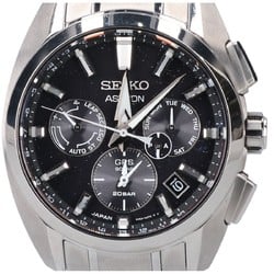SEIKO SBXC067 Astron GPS Solar Radio Wristwatch Silver Men's