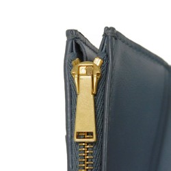 Bottega Veneta Cassette Trifold Zip Wallet Current Maxi Intrecciato Thunder 667127 VCQC 11233 Men's Women's Billfold