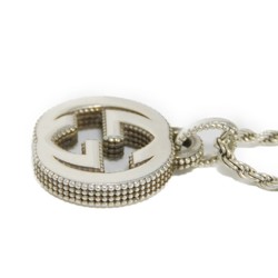 Gucci GUCCI Necklace Interlocking G Double Pendant Top Current Screw Chain GG Ag925 Silver 479219 J8400 8106 Women's
