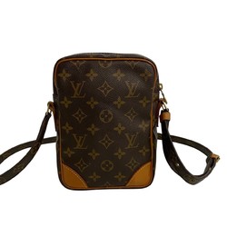 LOUIS VUITTON Louis Vuitton Amazon Monogram Leather Shoulder Bag Pochette Brown 26136